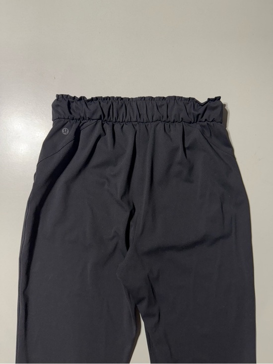 Lululemon Keep Moving Pant High Rise Straight Athletic Black Sz 6 - Picture 6 of 10